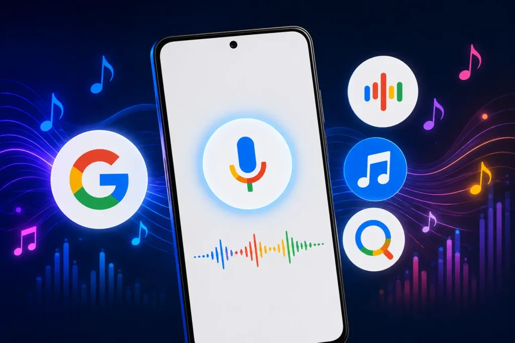 Die Google-Funktionen zum Musik erkennen