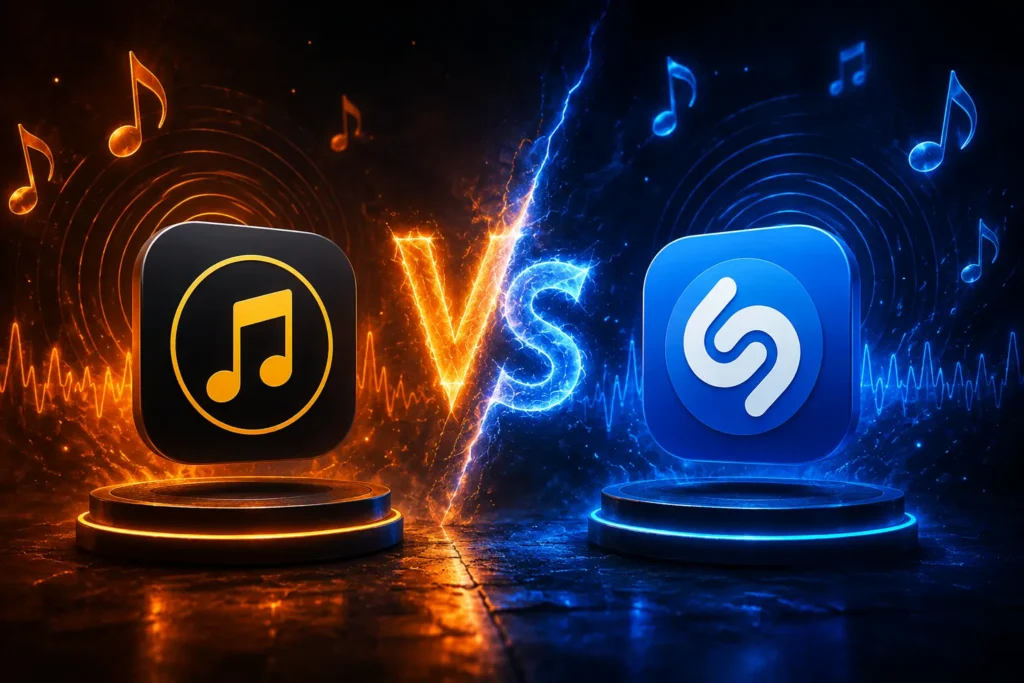 Musik Erkennen VS shazam 3 Musik Erkennen VS Shazam