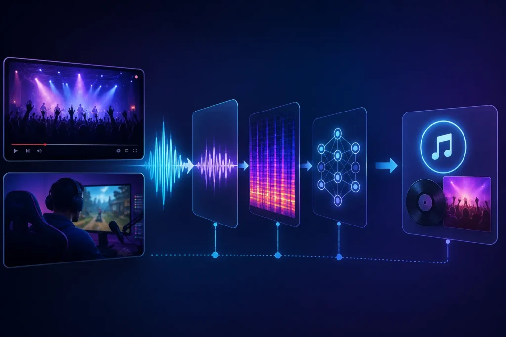 Musik erkennen im Hintergrund 3 Wie du selbst Musik aus Videos und Streams erkennen kannst
